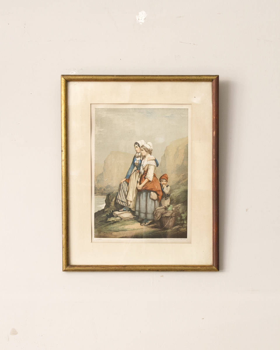 jf00912 France *French Antique*Painting*Miscellaneous Goods Interior Paint Art Delacroix Artwork Artwork Painting Frame Picture Frame Artwork, artwork, painting, others