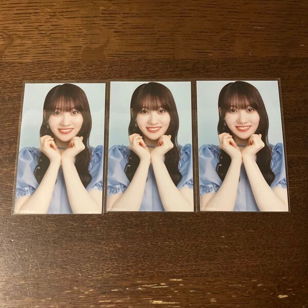 *乃木坂46 ランダムミニ生写真 チートデイ 松尾美佑 ぶりっこポーズ 3枚セット*