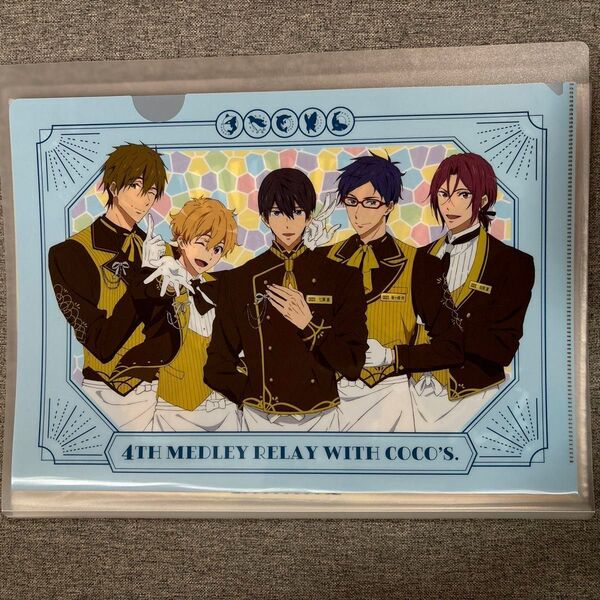 Free! クリアファイル 遙×真琴×凛×渚×怜 (COCO'S×劇場版 Free! the Final Stroke)