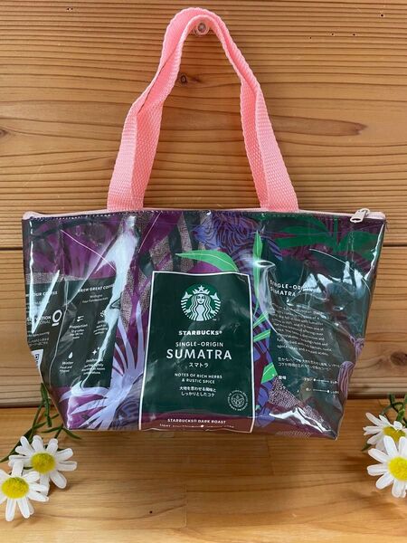 ★ハンドメイド DIY コーヒー豆リメイク 保冷・保温ランチバック 小 限定1点になります。