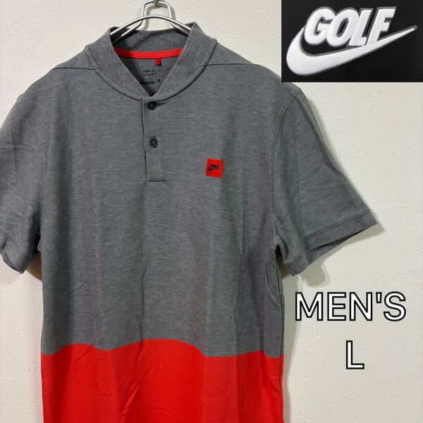 【NIKE GOLF】美品MODERN FIT半袖シャツ ゴルフ メンズL ナイキ