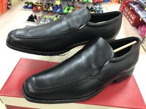 新品即決25.0cm★asicsアシックス TEXCY LUXE テクシーリュクス TU-7770 メンズ ビジネスシューズ★スリッポン ウォーキング牛革スニーカー