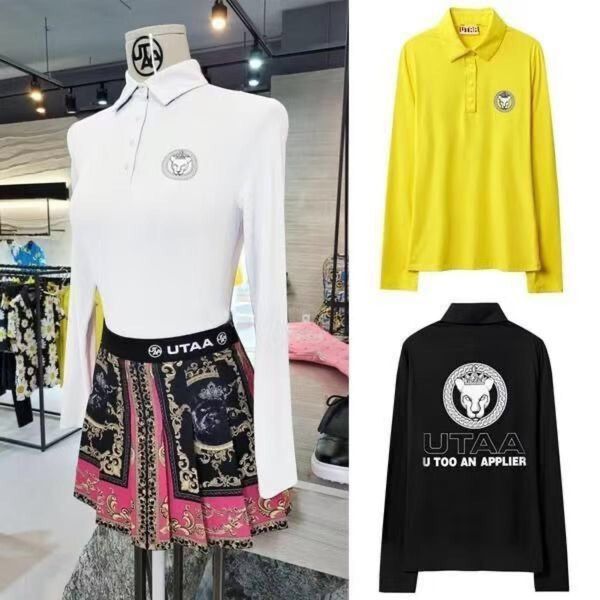 ★ UTAA 長袖 ポロシャツ レディース