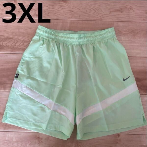 ナイキ ドライ ショートパンツ 蛍光イエロー バスパン ハーフパンツ 3XL