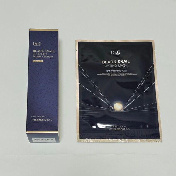 Dr.Gドクタージー ブラックスネイル コラーゲントゥ ミストセラム 100ml マスク