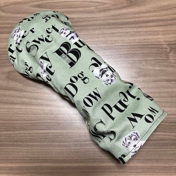 ハンドメイド ドライバー用ヘッドカバー グリーン