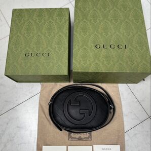 最終値下げ【新品・未使用】GUCCI グッチ ブロンディ スモール ショルダーバッグ 丸形