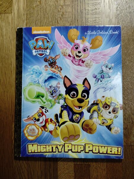 英語絵本 パウパトロール リトルゴールデンブック 多読 Mighty Pup Power