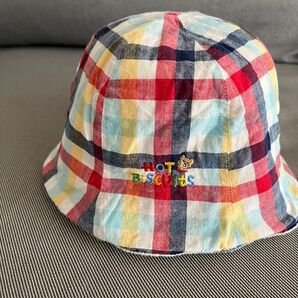 ミキハウス バケットハット アウトドア ハット チェック柄
