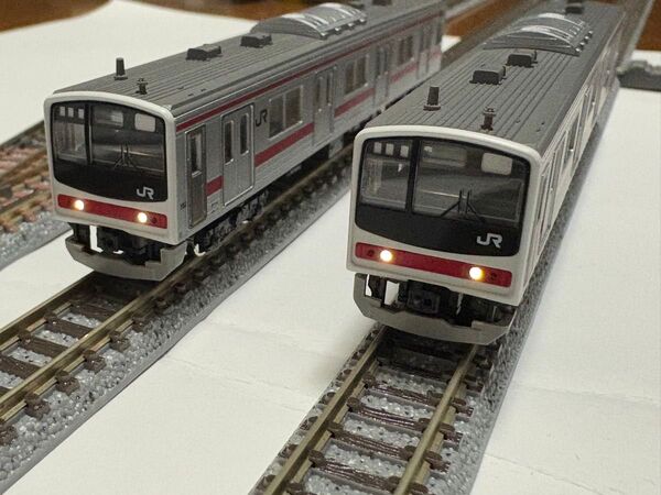 【ライト基盤LED化】KATO 10-404・10-405 205系(京葉線色) 6両基本セット・4両増結セット 合計10両