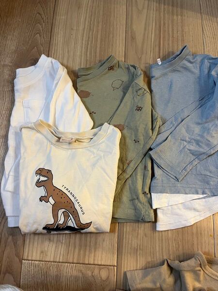 長袖Tシャツ 西松屋 プティマイン ベビードール 90 95 100