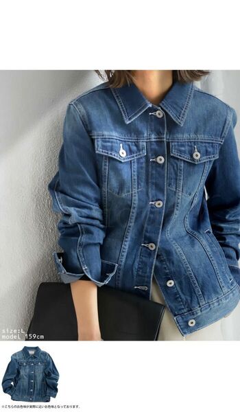新品】特価】アンティカ デニムジャケット Gジャン SM ジャケット デニム ブルゾン ブルー インディゴ S M antiqua