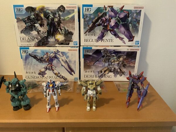 ガンプラ 彗星の魔女 HG 144分の1サイズ 【4個セット】