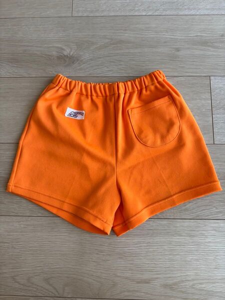 キッズ ショートパンツ オレンジ 130