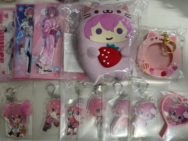 すとぷり 缶バッジ アクスタ まとめ売り 莉犬 さとみ ころん るぅと ジェル ななもり。