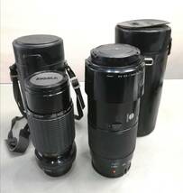 　MINOLTA 75-300　SIGMA　70-210　レンズ　カメラ　2点　カバー付_画像1