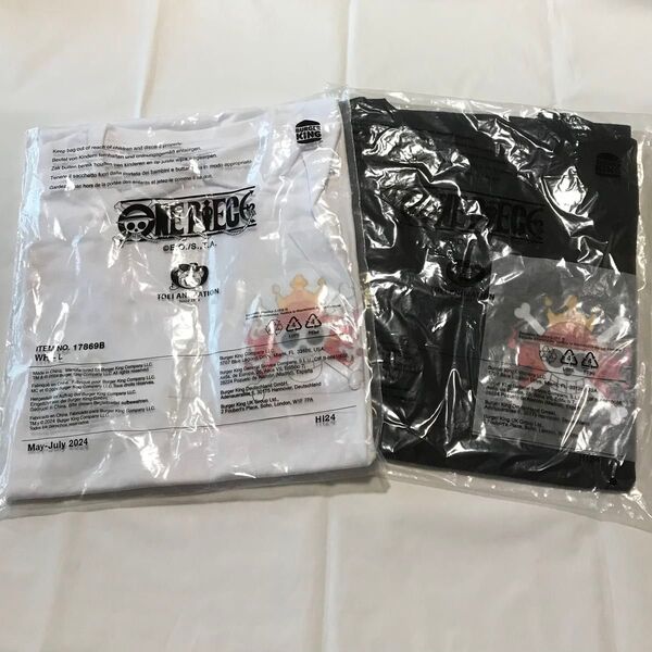 ドイツ バーガーキング × ワンピース コラボTシャツ 2点セット