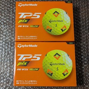新品 テーラーメイド TP5 pix イエロー 2024年モデル 2ダース