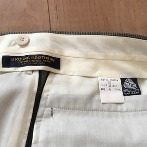 美品！BROOKS BROTHERS ブルックスブラザーズ スーツ 千鳥格子 ライトブラウン A7！の画像7