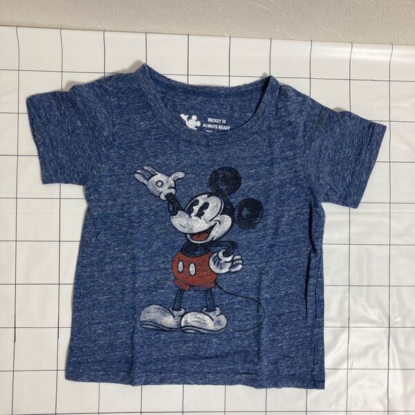 ライトオン ミッキー 半袖Tシャツ 100★DISNEY JEANS