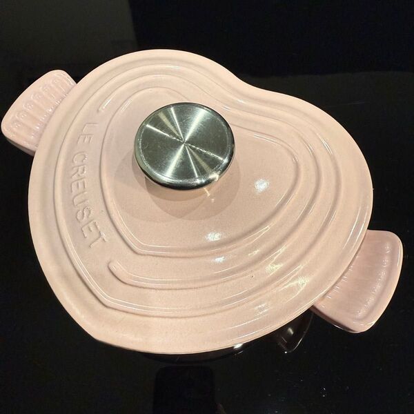 LE CREUSET ハート型両手鍋 ピンク