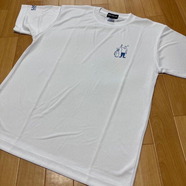 sansan KBCオーガスタゴルフトーナメン Tシャツ サイズM 白 半袖Tシャツ メンズ ゴルフウェア 未使用