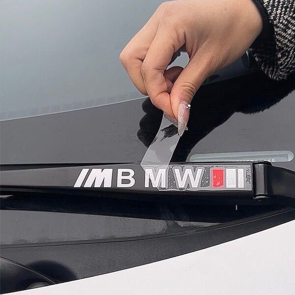 BMW ステッカー 車用シール ワイパーステッカー ドア ボディ カーアクセサリー 2枚セット