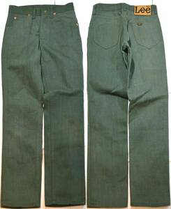 t262/LEE PREST Vintage 60'stsu il брюки темно-зеленый тонкий 