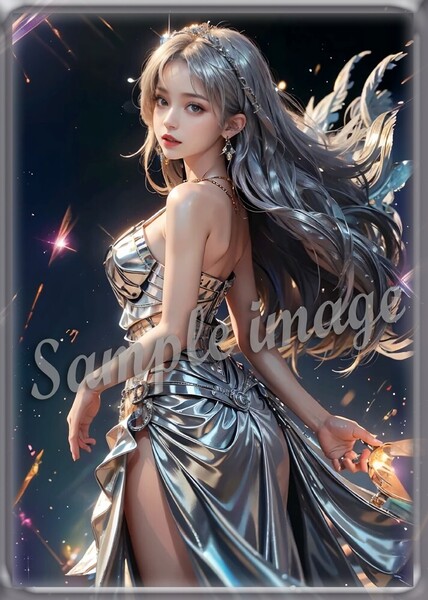 送料ラミネート無料◇E◇2.5次元系美女◇高画質◇A4◇イラストアートポスター◇10760◇グラビアアイドル写真◇美脚◇実写