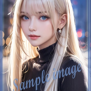 A◇金髪美女new◇高画質◇A4◇イラストアートポスター◇11110◇グラビアアイドル写真◇美脚◇実写