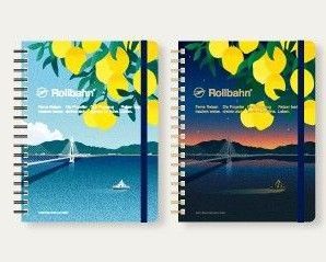 広島限定 ロルバーン(しまなみ海道) ポケット付メモL2冊 デルフォニックスRollbahn Smithスミス