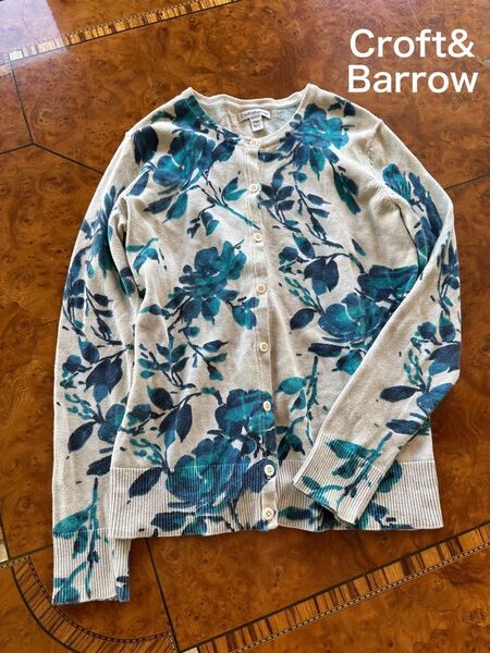 Crmft&Barrows カーディガン 長袖 花柄
