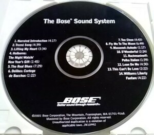 【送料込】 詳細不明 the bose sound system コンピ？