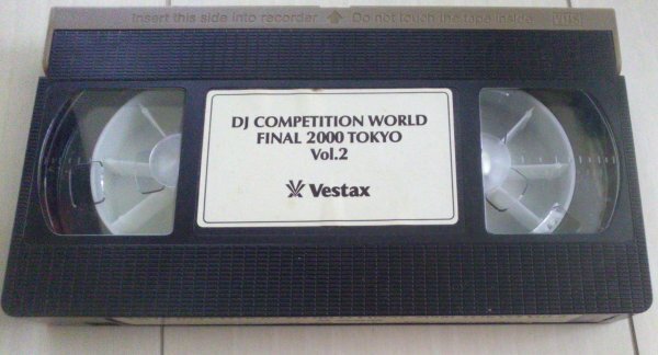 【匿名発送・追跡番号あり】 ソフトのみ Vestax DJ COPETITION WORLD FINAL 2000 TOKYO vol 2 VHS