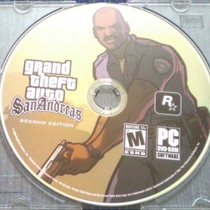 【匿名発送・追跡番号あり】 使用状況等不明 ディスクのみ 海外版 グランドセフトオート サンアンドレアス セカンドエディション