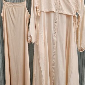 ロングワンピース 長袖 新品