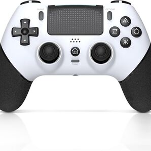 PS4コントローラー マクロ機能 1000mAh大容量 16-20時間連続使用 6核HD振動機能 ジャイロセンサー