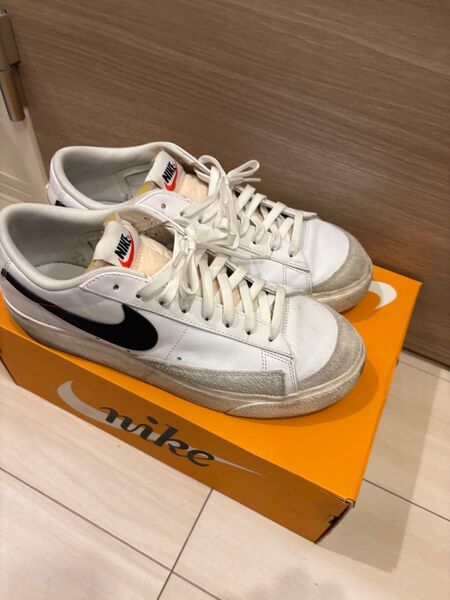 NIKE BLAZER LOW スニーカー ホワイト/ブラック 28.5cm