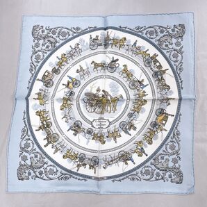HERMES エルメス スカーフ プチカレ ロンシャンへの散歩 LA PROMENADE DE LONGCHAMPS