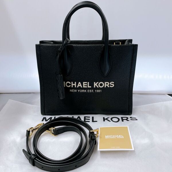 マイケルコース MICHAEL KORS バッグ ショルダーバッグ 35S2G7ZC5L ミレラ スモールショッパー ブラック