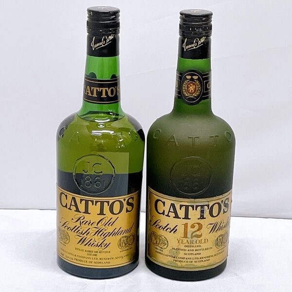 【2本セット】CATTO’S 750ml CATTO'S 12年 750ml スコッチウイスキー 古酒