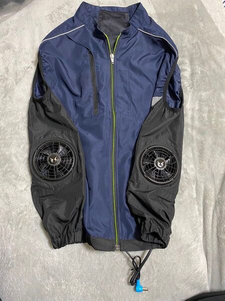 空調服 と ファン付け