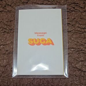 BTS SUGA Messageカード