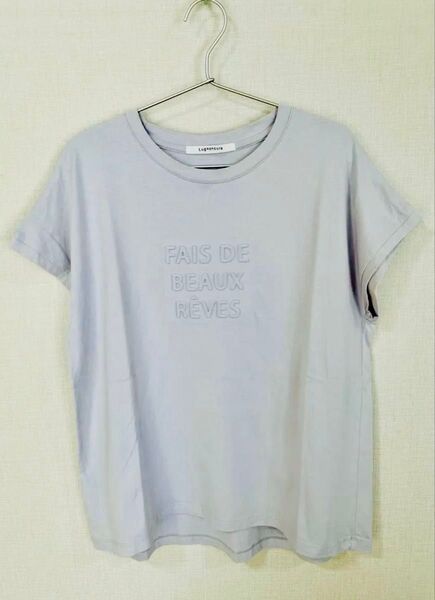 Lugnoncure エンボスロゴTシャツ フリーサイズ