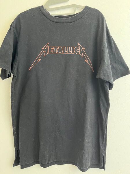 大特価SALE メタリカ tシャツ オーバーサイズ ビッグtシャツ ブラック バンドtシャツ ロゴプリント バックプリントtシャツ