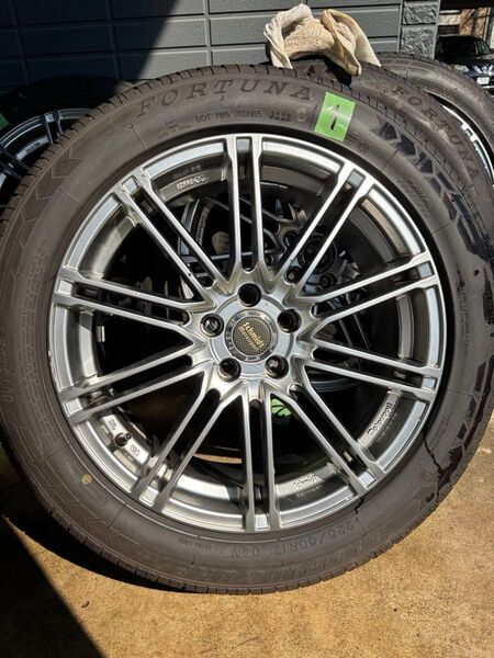 エンケイENKEI シュミットモータースポーツ/17×7.5j+50/5穴PCD100/タイヤ225/50r174本セット