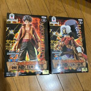 ONE PIECE ワンピース DXフィギュア THE GRANDLINE MEN FILM Z Vol.1 全2種セット ルフィ ウソップ 新品未開封 バンプレスト グラメン