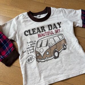 CLEAR DAY BEAUTIFUL SKY 長袖カットソー
