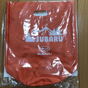 Subaru original water bag orange new goods unused 