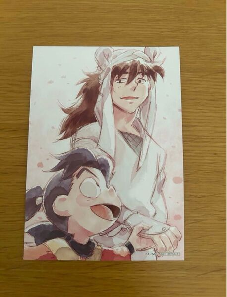 劇場版 忍たま乱太郎 ドクタケ忍者隊 最強の軍師 第二週入場者プレゼント イラストカード 土井半助 きり丸